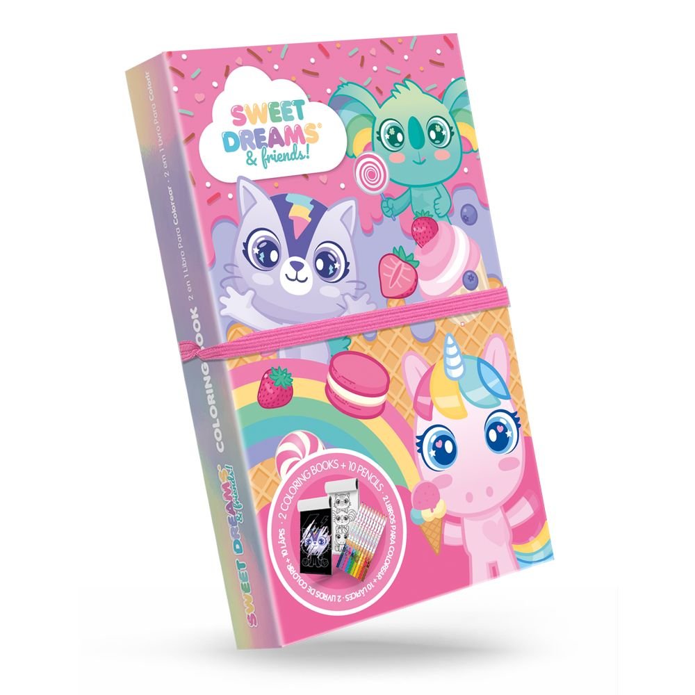 Bloc de actividades 2 en 1 con lápices Sweet Dreams Kids Licensing Imagen principal del producto