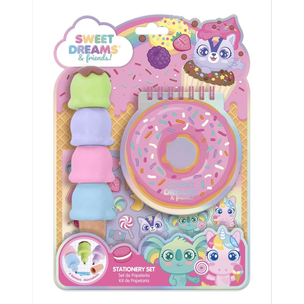 Cuaderno y Bolígrafo en Forma de Helado Sweet Dreams KIDS LICENSING Imagen principal del producto