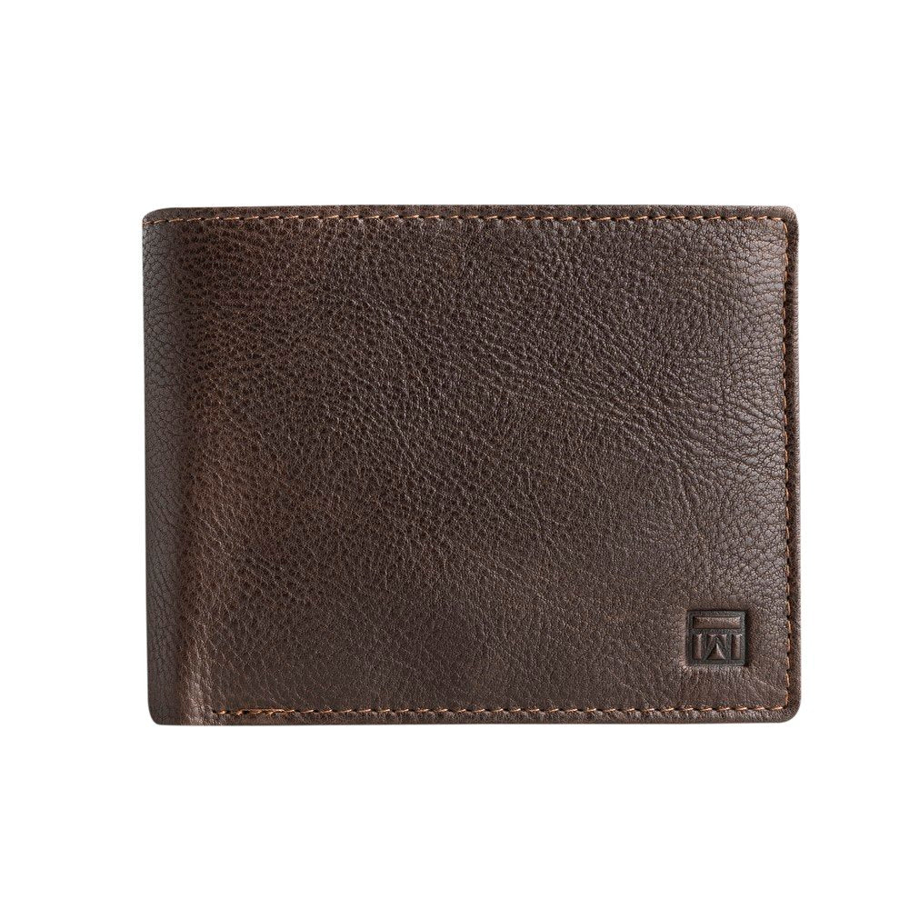 Cartera hombre Wash Leather Marrón MATTIES