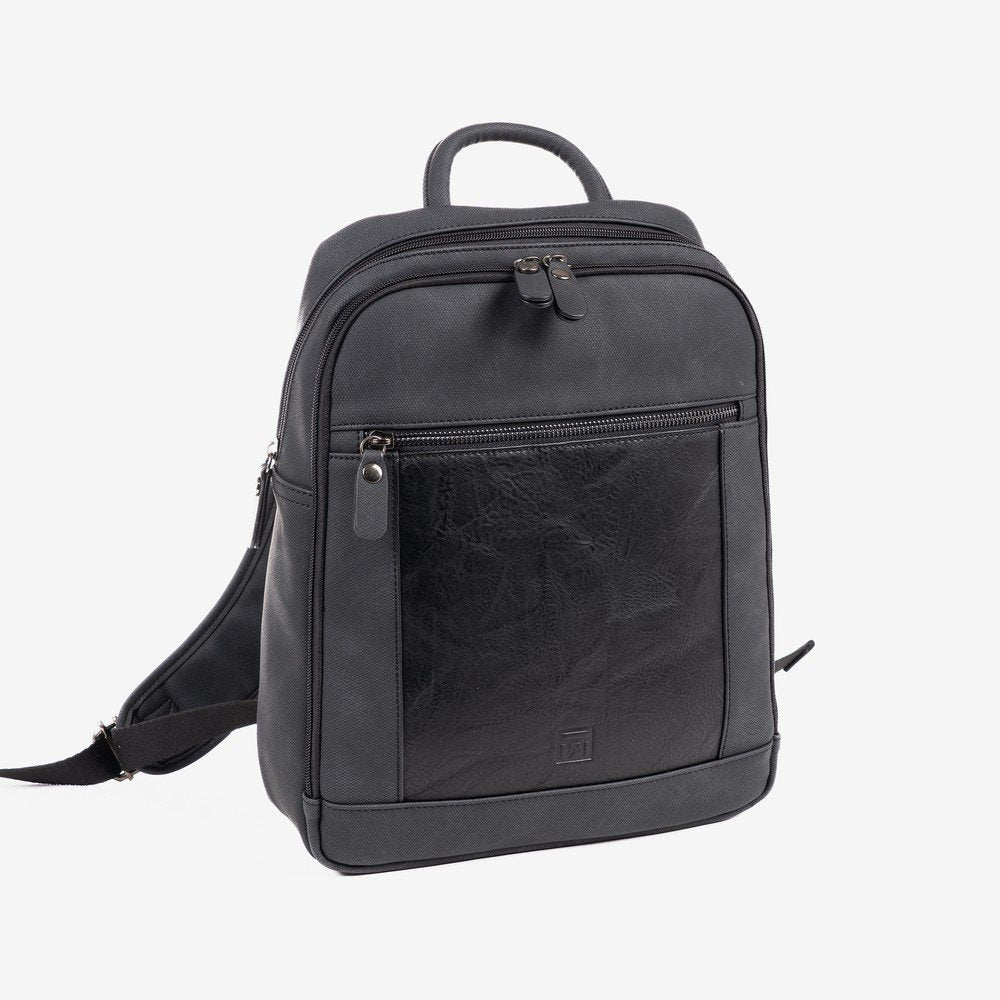 MOCHILA NEGRA COLECCION CANVAS | MATTIES Imagen principal del producto
