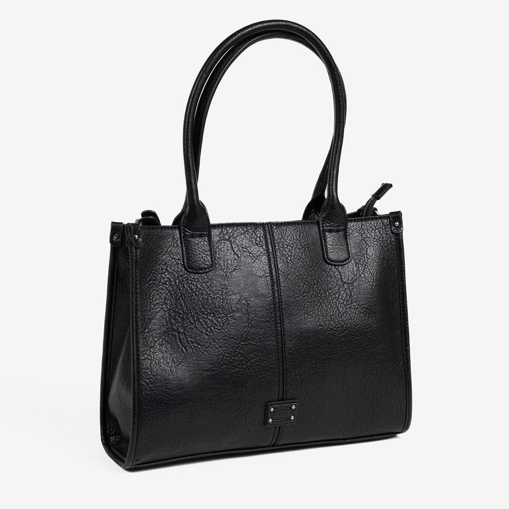 BOLSO DOBLE ASA NEGRO SERIE NEW CLASSIC | MATTIES | 1 UNIDAD | 8435547233413 Imagen principal del producto