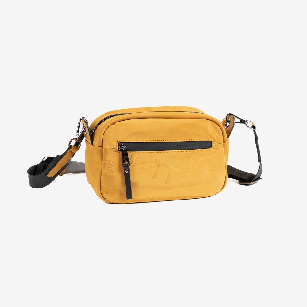 BOLSO BANDOLERA CON BOLSILLO DELANTERO MOSTAZA SERIE ALISO | MATTIES | 1 UNIDAD | 8435547235493 Imagen principal del producto