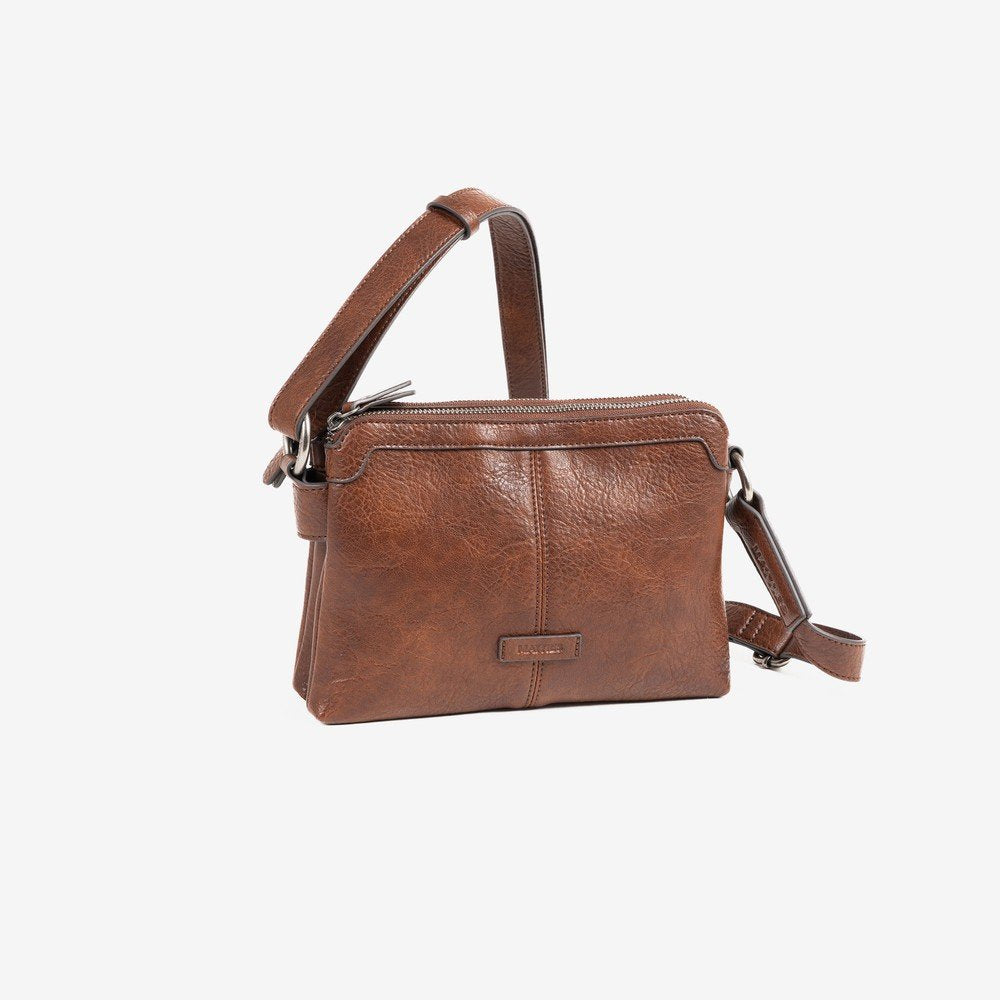 BOLSO BANDOLERA TRIPLE CREMALLERA MARRONSERIE NEW CLASSIC | MATTIES | 1 UNIDAD | 8435547237923 Imagen principal del producto