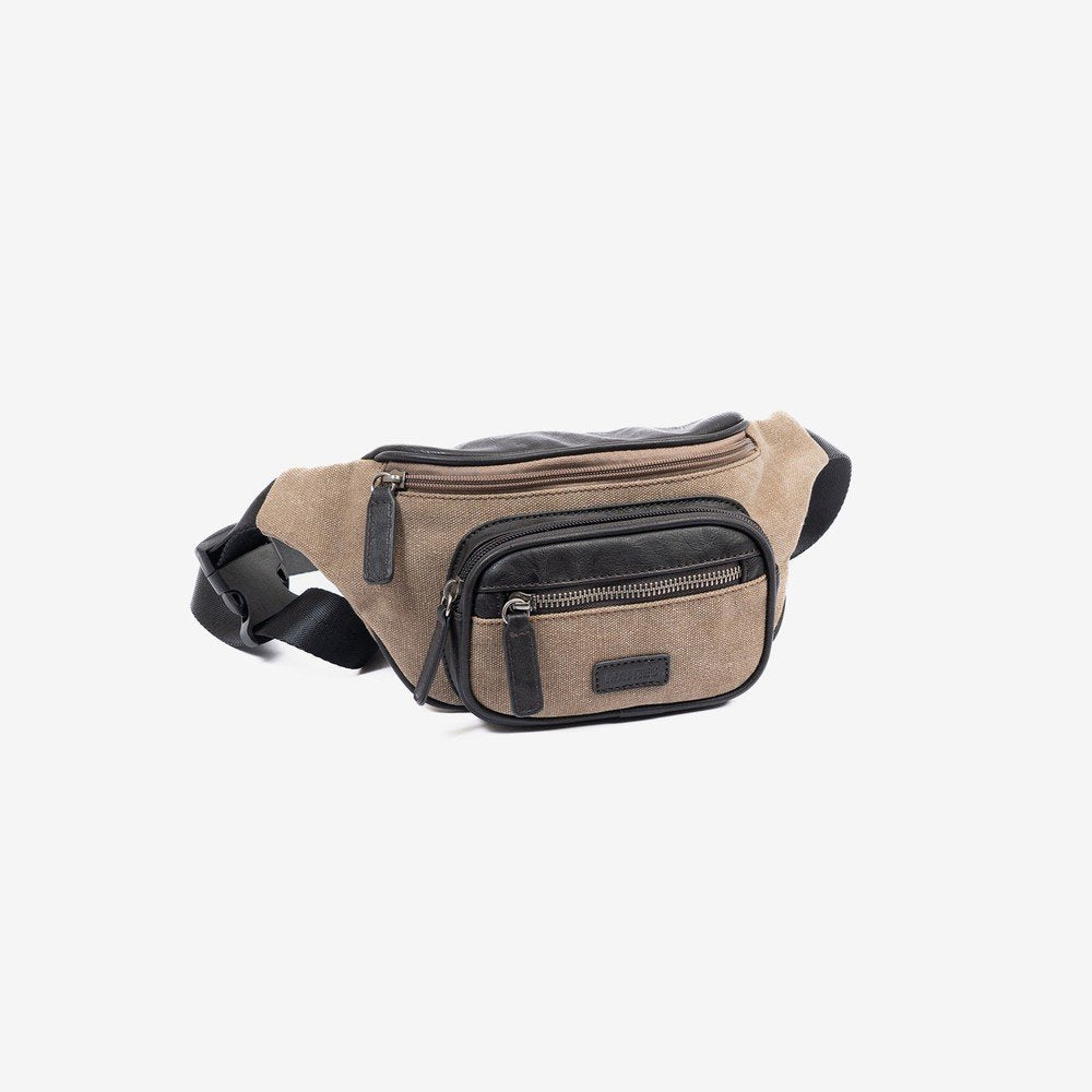 Riñonera para Hombre Lona Marrón MATTIES