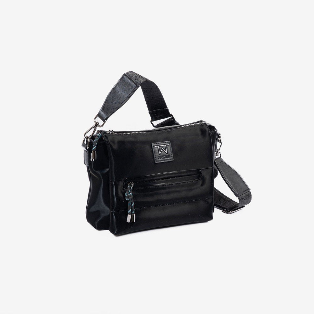 BOLSO BANDOLERA MIDNIGHT NEGRO 25X19CM | MATTIES | 1 UNIDAD | 8435547243122