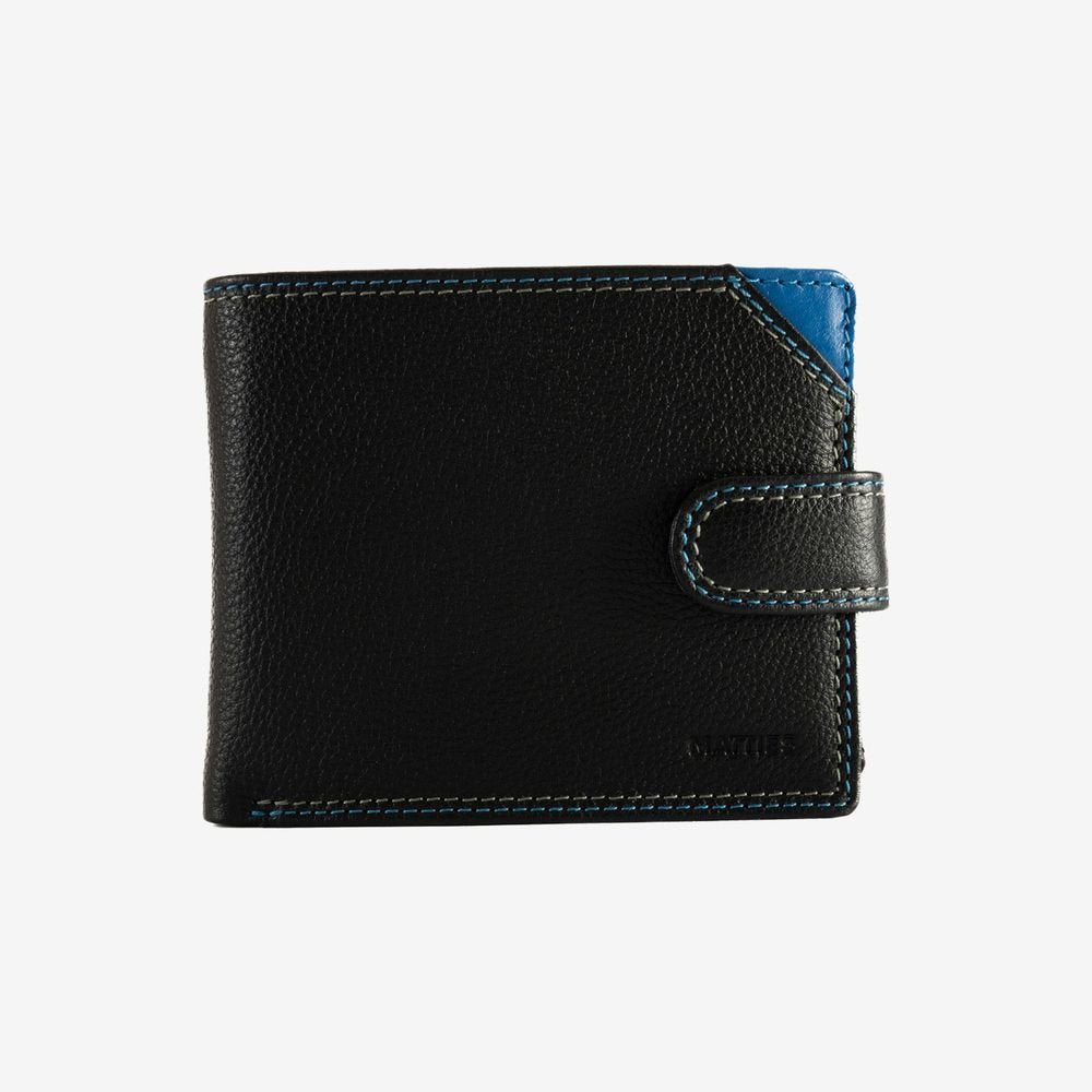 Cartera Horizontal Broche Monedero Negro Hudson MATTIES Imagen principal del producto