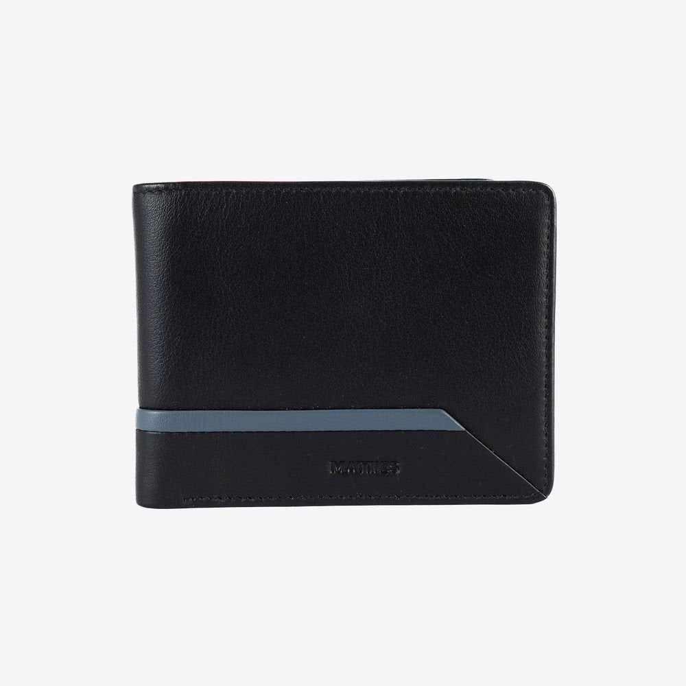 Cartera Hombre Horizontal Negro Core 11x8,7cm Matties