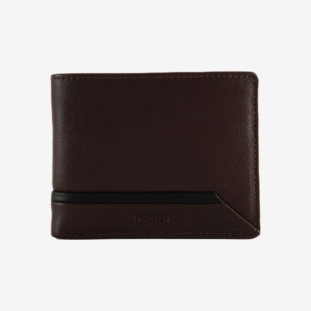 Cartera Hombre Horizontal Marrón Core MATTIES Imagen principal del producto