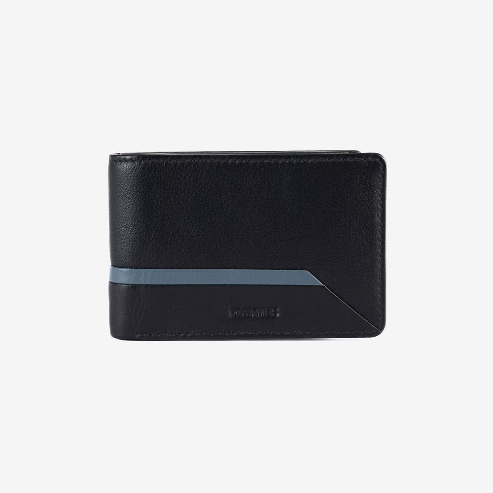 Cartera hombre mini horizontal monedero negro Core MATTIES Imagen principal del producto
