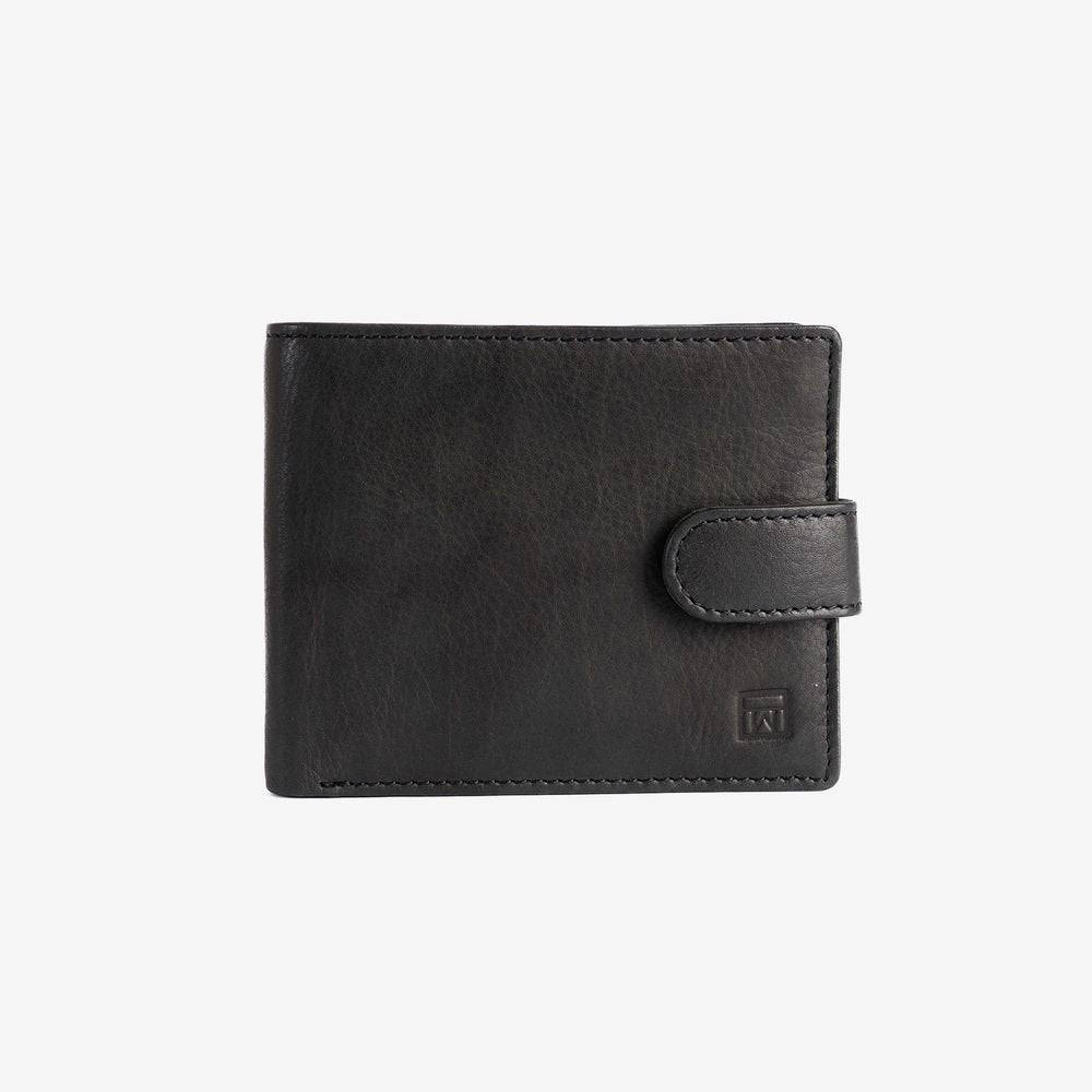 Cartera Hombre Horizontal Broche Negro New Antic MATTIES