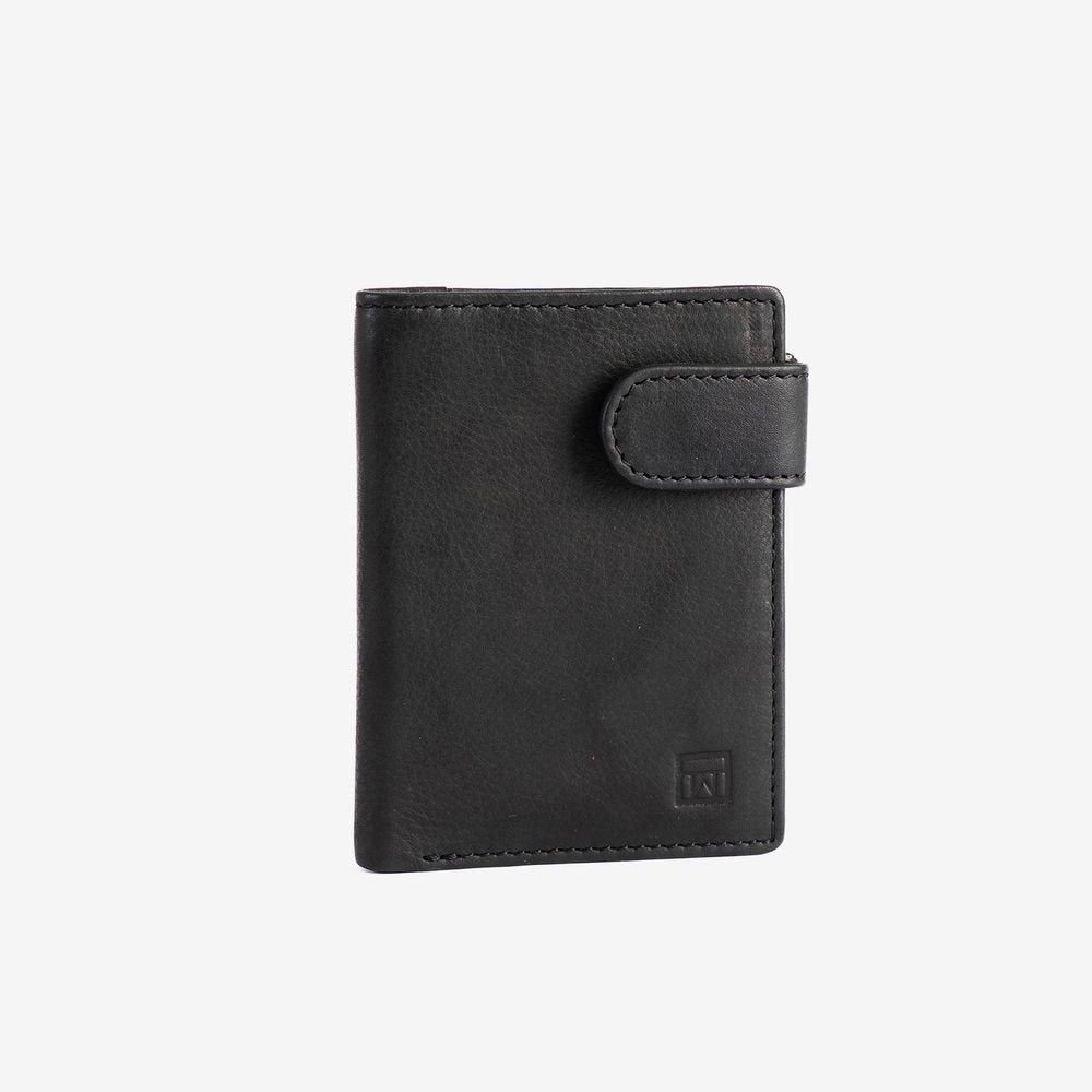 Cartera Hombre Vertical Broche Negro New Antic MATTIES Imagen principal del producto