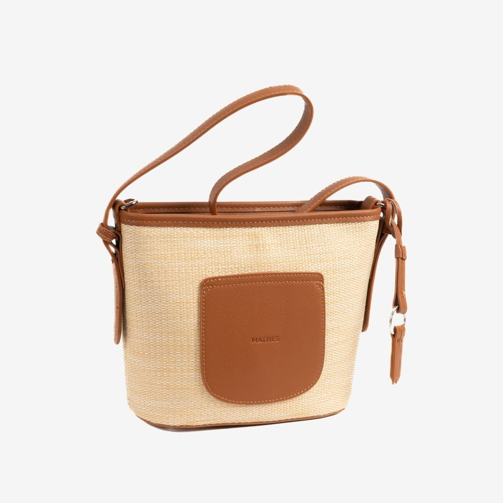 Bolso de Hombro Pequeño Mujer Camel Suny MATTIES Imagen principal del producto