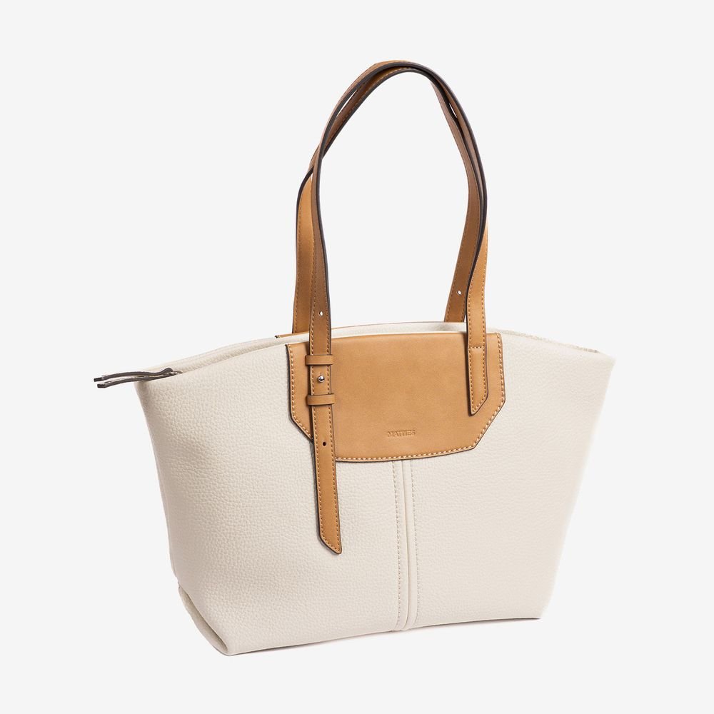 Bolso de Hombro Shopper Mujer Blanco Robbie MATTIES Imagen principal del producto