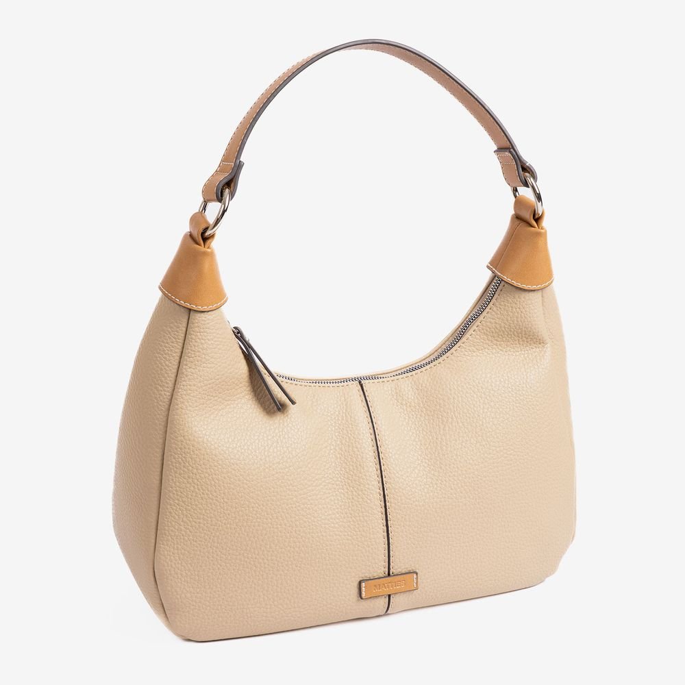 Bolso de Hombro Forma Luna Mujer Beige Moon 33x20x13 cm MATTIES Imagen principal del producto