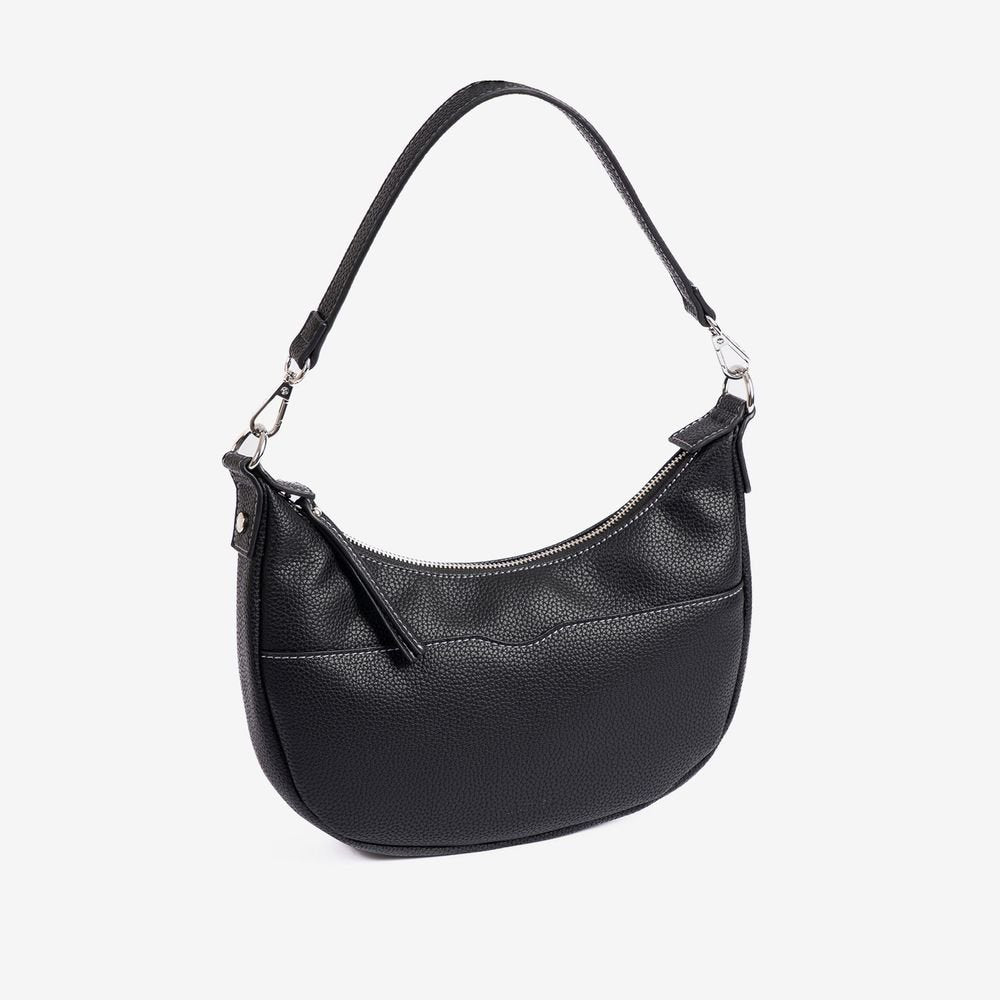 Bolso de Hombro Media Luna Mujer Negro New Minibags MATTIES