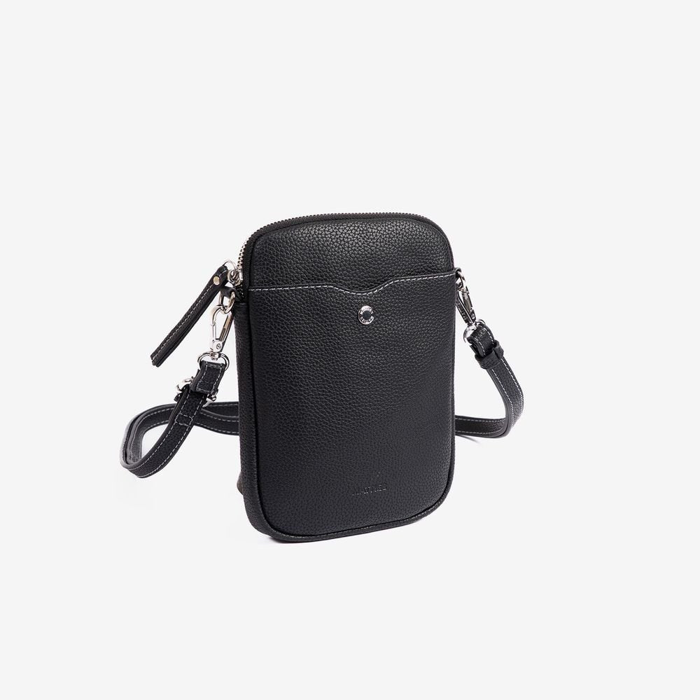 Bolsito bandolera portamóvil mujer negro New Minibags MATTIES Imagen principal del producto