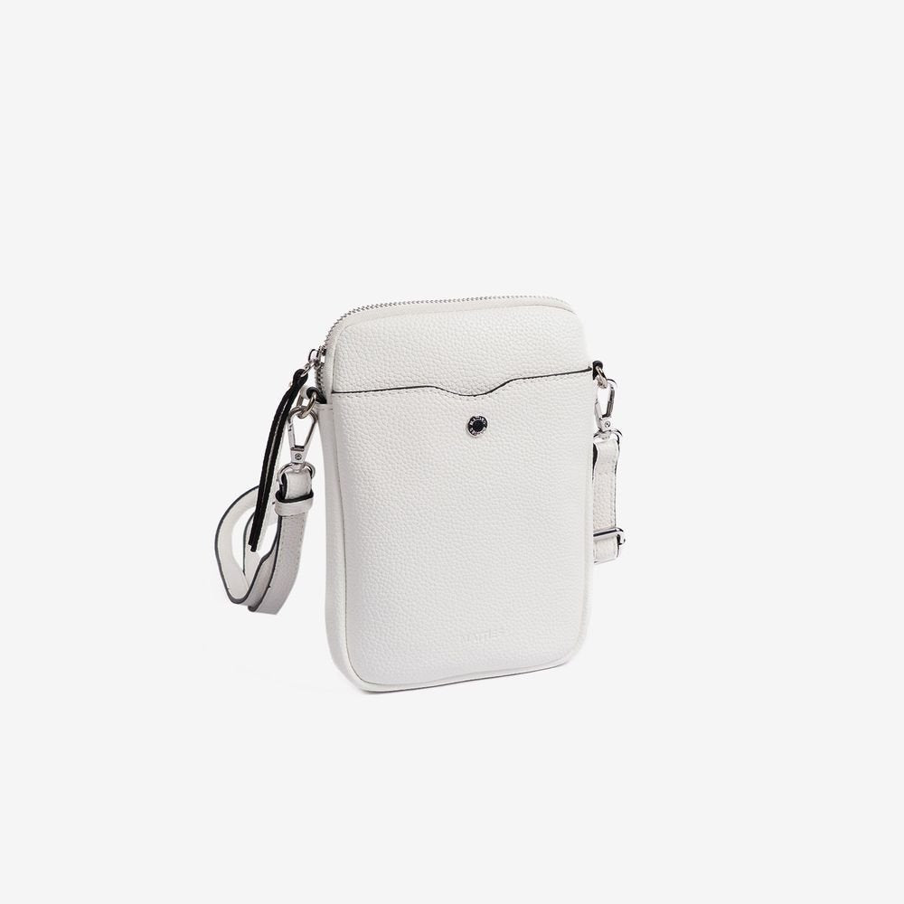 Bolsito bandolera portamóvil mujer blanco New Minibags MATTIES