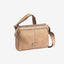 Bolso bandolera doble mujer beige New Classic 27x18.5x9 cm