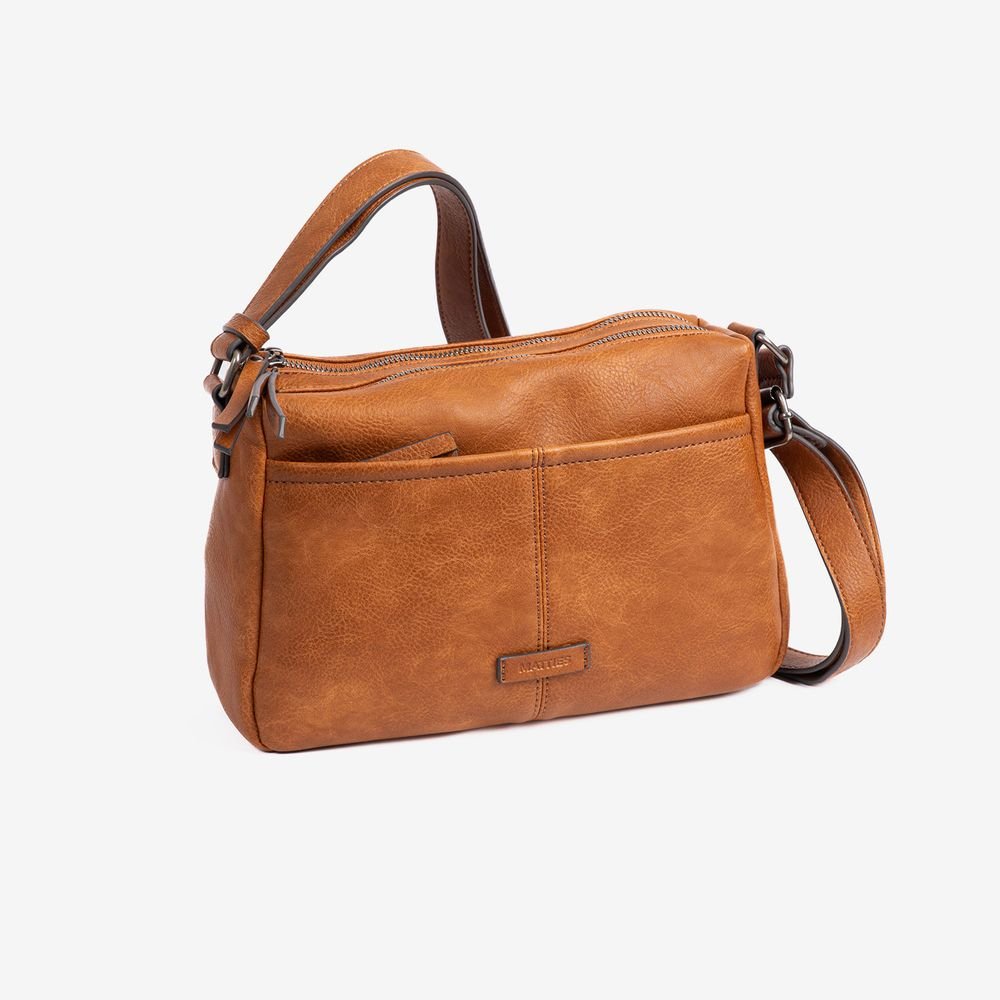 Bolso bandolera mujer camel New Classic MATTIES