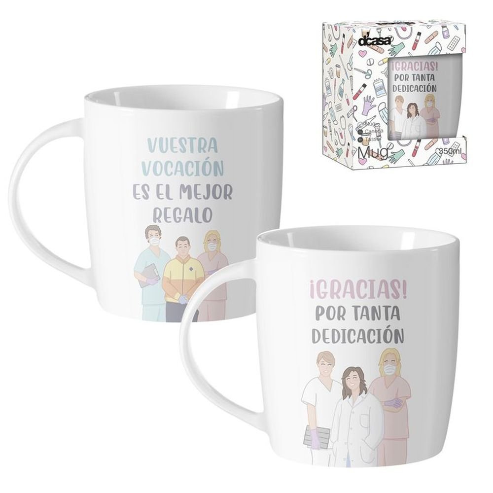 TAZA 350ML MEDICOS SURTIDAS | DCASA | 1 UNIDAD | 8435551167681