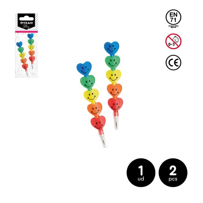 SURTIDO JUGUETES PARA PIÑATA LAPIZ CORAZON 2 UNIDADES | AMBER MOOD OH YEAH | 1 UNIDAD | 28435557713299 Imagen principal del producto