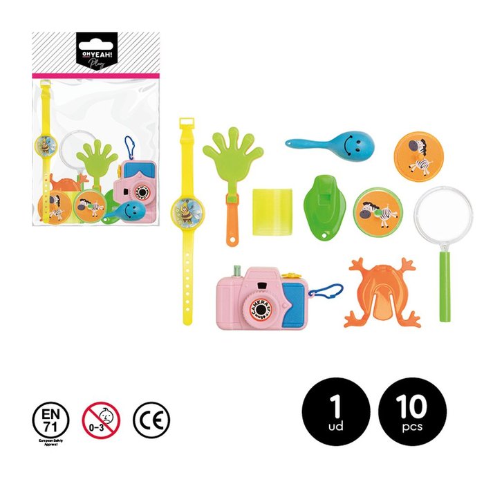 SURTIDO JUGUETES PARA PIÑATA VARIADO LUPA 10 UNIDADES | AMBER MOOD OH YEAH | 1 UNIDAD | 28435557713770 Imagen principal del producto