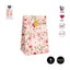 SET 4 SOBRES PAPEL FLORAL ROSA PASTEL 7,5X11,5X20,5CM | AMBER MOOD OH YEAH | 1 UNIDAD | 28435557717341