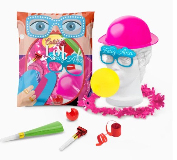 BOLSA COTILLON PREMIUM 8 PCS | AMBER MOOD OH YEAH | ENVASE 30 UDS. UNIDAD | 8435557722075