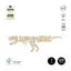 GUIRNALDA ESQUELETO DINOSAURIO HAPPY BIRTHDAY 2M CARTON | AMBER MOOD OH YEAH | ENVASE 12 UDS. UNIDAD | 8435557724116