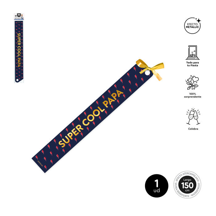 BANDA SUPER COOL PAPA 150X10 CM PVC 1 UNIDAD | AMBER MOOD OH YEAH | 1 UNIDAD | 8435557726097 Imagen principal del producto