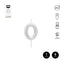 VELA CERA NUMERO 0 PLATA 6 CM | AMBER MOOD OH YEAH | 1 UNIDAD | 28435557729757