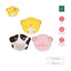 SET 6UDS PLATO LLANO FORMA ANIMALES SURTIDOS 20X25CM CARTON | AMBER MOOD OH YEAH | 1 UNIDAD | 8435557730674