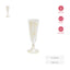 Copa Cava Reut Glitter Oro 150 cc Amber Mood Oh Yeah Pack 4 unidades