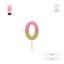 Vela Nº0 Bicolor Rosa Oro 7 cm AMBER Mood Oh Yeah