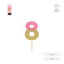 Vela Nº8 Bicolor Rosa Oro AMBER MOOD OH YEAH 7 cm
