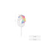 Vela Número 0 Unicornio 6 cm Amber Mood Oh Yeah
