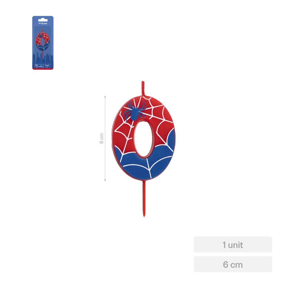 Vela Nº0 Spider 6 cm Amber Mood Oh Yeah Imagen principal del producto