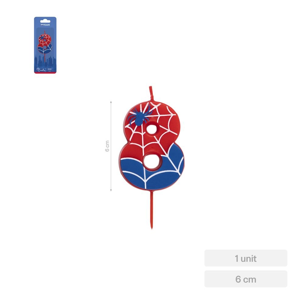 Vela nº8 Spider Amber Mood Oh Yeah Imagen principal del producto