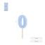 Vela Nº0 Borde Relieve Azul 6cm Amber Mood Oh Yeah