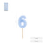 Vela Nº6 Borde Relieve Azul Amber Mood Oh Yeah