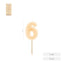 Vela Nº6 Borde Relieve Nude 6 cm Amber Mood Oh Yeah