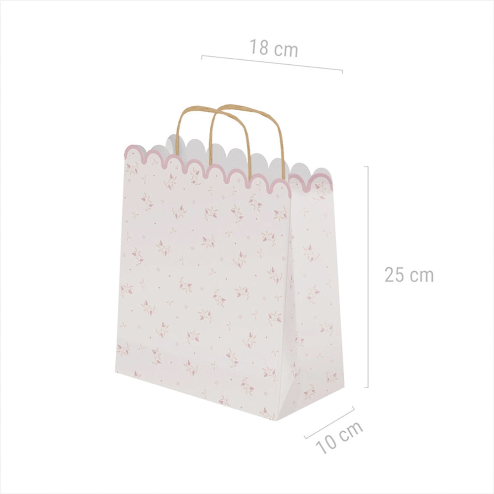 Bolsa Baby Nude Rosa 18x10x24cm - Pack 12 unidades