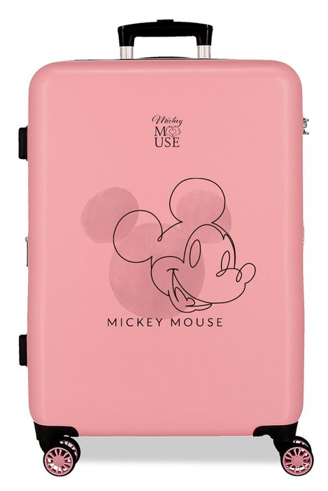 Maleta Mediana Mickey Outline Rígida 68 cm Nude JOUMMA Maletas Licencia Imagen principal del producto