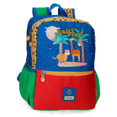 MOCHILA INFANTIL ENSO JUNGLE CLUB ADAPTABLE | ENSO