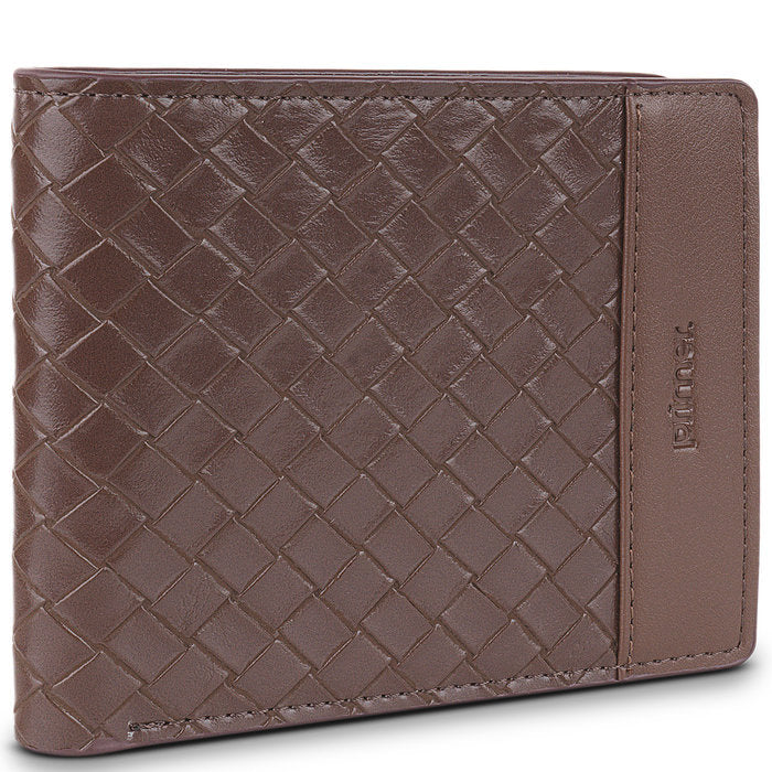 Cartera Hombre Sintetico Primer Marron Cuadrito ARSAMAR ENTERPRISE
