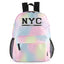 MOCHILA ESCOLAR CON BOLSILLO EXTERIOR + PORTATODO NYC TIE D | ARSAMAR TRAVEL