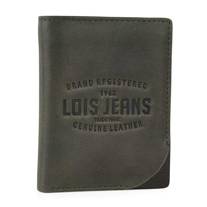 Cartera de piel Kingston Lois Kaki-marrón
