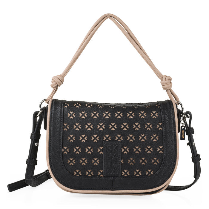 👜 BOLSO BANDOLERA/HOMBRO CON SOLAPA - SKPAT CROSSES