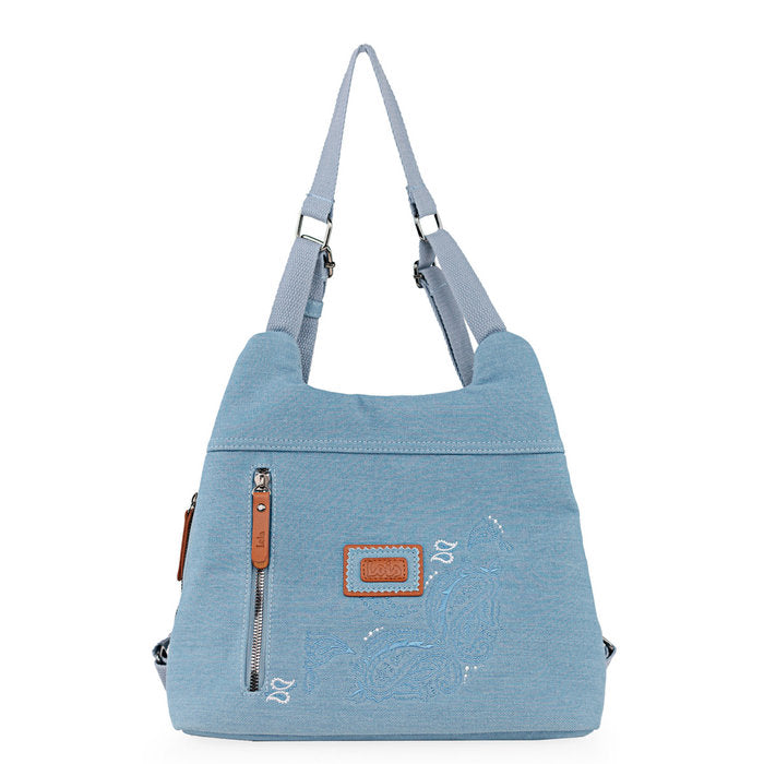 MOCHILA ANTIRROBO CINCINNATI AZUL 10X29X30 | ARSAMAR ENTERPRISE Imagen principal del producto