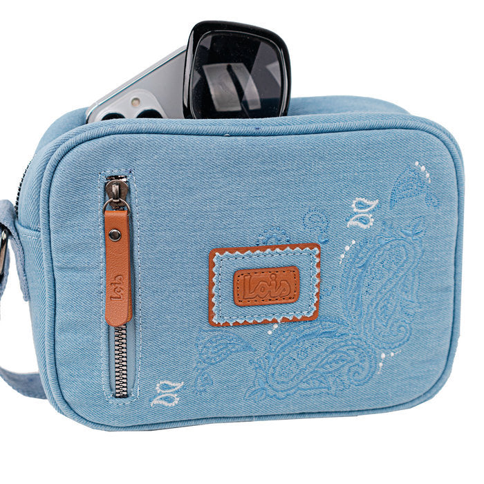BOLSO BANDOLERA CINCINNATI AZUL 8X21X15 | ARSAMAR ENTERPRISE | 1 UNIDAD | 8435583589468 Imagen principal del producto